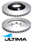 FRONT VENTED DISC BRAKE ROTORS TO SUIT ISUZU D-MAX TFS TFR 4JJ1-TCX 3.0 I4 OD 280MM EXCEPT SPACE CAB