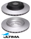 ULTIMA REAR VENTED DISC BRAKE ROTOR SET TO SUIT VOLVO XC90 P3 D4204T11 2.0 I4 SUITS 16" & 17" WHEELS