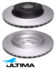 ULTIMA REAR VENTED DISC BRAKE ROTOR SET TO SUIT VOLVO XC90 P3 D4204T11 2.0 I4 SUITS 16" & 17" WHEELS