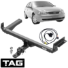 TAG HD TOW BAR & WIRING KIT W/ FACTORY REVERSE SENSORS FOR FORD FALCON BA BARRA 220 5.4L V8 SEDAN