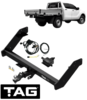 TAG HD EXTENDED TOW BAR & WIRING KIT FOR MAZDA BT-50 B22 B32 UP UR P4AT 2.2 I4 4WD & RWD CAB CHASSIS