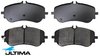 ULTIMA REAR CERAMIC BRAKE PAD SET TO SUIT VOLKWAGEN AMAROK 2H DDXC DDXE TURBO DIESEL 3.0L I4