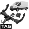 TAG HEAVY DUTY TOW BAR & BRINK WIRING KIT TO SUIT FORD TRANSIT VM VO CVR5 CVRC CV24 CYFD 2.2L I4