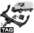 TAG HEAVY DUTY TOW BAR & BRINK WIRING KIT TO SUIT FORD TRANSIT VM VO CVR5 CVRC CV24 CYFD 2.2L I4