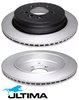 ULTIMA REAR VENTED DISC BRAKE ROTOR SET TO SUIT LAND ROVER 1V 276DT 306PS 2.7L 3.0L 4.0L V6 OD 325MM