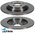 ULTIMA REAR SOLID DISC BRAKE ROTOR SET TO SUIT FORD DURATEC R8DG N3DA YVDB TURBO 2.0 2.3 I4 OD 302MM