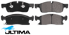 ULTIMA FRONT BRAKE PAD SET TO SUIT MERCEDES BENZ GLE250D W166 OM651.960 TWIN TURBO DIESEL 2.1L I4