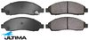 ULTIMA FRONT BRAKE PAD SET TO SUIT HOLDEN RODEO RA ALLOYTEC LCA 6VE1 3.5L 3.6L V6