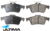 ULTIMA REAR BRAKE PAD SET TO SUIT HOLDEN VECTRA ZC Z22SE 2.2L I4