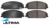 ULTIMA FRONT BRAKE PAD SET TO SUIT HOLDEN COMMODORE VE SIDI LF1 LLT LFW LFX 3.0L 3.6L V6