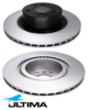 ULTIMA REAR VENTED DISC BRAKE ROTOR SET TO SUIT BMW X SERIES X3 N52B30 3.0L I6 SUITS F25 ONLY