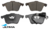ULTIMA FRONT CERAMIC BRAKE PAD SET TO SUIT VOLKSWAGEN EOS 1F BUB 3.2L V6 ATE CALIPER 1ZK, 1LM & 1LK