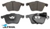 ULTIMA FRONT CERAMIC BRAKE PADS TO SUIT VOLKSWAGEN BUB AXZ BWS 3.2 3.6 V6 ATE CALIPER 1ZK, 1LM & 1LK