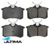 ULTIMA REAR BRAKE PAD SET TO SUIT AUDI S8 D3 BSM 5.2L V10