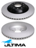 ULTIMA REAR VENTED DISC BRAKE ROTOR SET TO SUIT AUDI CEPA CTSA CZGA CZGB DAZA 2.5L I5