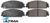 ULTIMA FRONT BRAKE PAD SET TO SUIT HOLDEN COMMODORE VF ALLOYTEC SIDI LWR LFW LFX 3.0L 3.6L V6