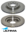 ULTIMA REAR VENTED DISC BRAKE ROTOR SET TO SUIT ALFA ROMEO SPIDER 939A0 3.2L V6 OD 292MM