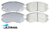 ULTIMA FRONT CERAMIC BRAKE PAD SET TO SUIT HYUNDAI SONATA NF G6DB 3.3L V6