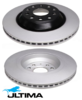 ULTIMA REAR VENTED DISC BRAKE ROTORS TO SUIT SKODA BWA CCZA DLBA CFGB CHHB CJSA CRLB DFCA 1.8 2.0 I4