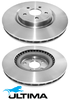 ULTIMA FRONT DISC BRAKE ROTOR SET TO SUIT JEEP GRAND CHEROKEE WK ESG 6.4L V8
