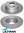 ULTIMA REAR SOLID DISC BRAKE ROTOR SET TO SUIT HONDA ACCORD CL CM H22A K24A 2.2L 2.4L I4 OD 260MM