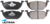 ULTIMA FRONT BRAKE PAD SET TO SUIT VOLKSWAGEN BEETLE 9C 1Y AQY AZJ BER 2.0L I4 WITHOUT SENSOR