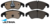 ULTIMA FRONT BRAKE PAD SET TO SUIT AUDI A4 B8 CJCB TURBO DIESEL 2.0L I4