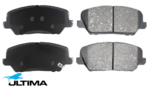 ULTIMA FRONT CERAMIC BRAKE PAD SET TO SUIT KIA CERATO YD BD G4FJ TURBO 1.6L I4
