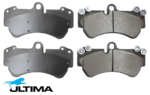 ULTIMA FRONT CERAMIC BRAKE PADS TO SUIT VOLKSWAGEN TOUAREG 7L BAC BPE TURBO DIESEL 2.5L I5