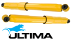 PAIR OF ULTIMA REAR HEAVY DUTY SHOCK ABSORBERS FOR TOYOTA LANDCRUISER FZJ78R FZJ79R 1FZ-FE 4.5L I6