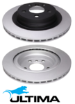 ULTIMA REAR VENTED DISC BRAKE ROTOR SET TO SUIT BMW X SERIES X1 B48A20A 2.0L I4 FWD ONLY OD 300MM