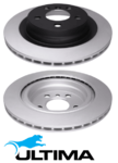 ULTIMA REAR VENTED DISC BRAKE ROTOR SET TO SUIT BMW 2 SERIES 218I B38A15A 1.5L I3 SUITS F44 ONLY