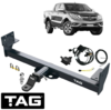 TAG HEAVY DUTY TOW BAR & WIRING KIT FOR MAZDA BT-50 B22 B32 UP UR P4AT 2.2L I4 FROM 09/2011 RWD ONLY