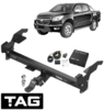 TAG HEAVY DUTY 3-PIECE DESIGN TOW BAR & BRINK WIRING KIT TO SUIT HOLDEN COLORADO RG LWH LWN 2.8L I4