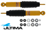 2 X ULTIMA FRONT HD SHOCK ABSORBER FOR TOYOTA HILUX RZN169R 3RZ-FE 2.7L I4 4D ONLY EXCEPT SR5 MODEL