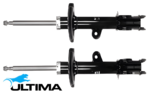 PAIR OF ULTIMA FRONT GAS SHOCK ABSORBERS TO SUIT KIA SORENTO XM G4KE G4KJ D4HB 2.2 2.4 I4 TILL 06/12