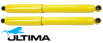 PAIR OF ULTIMA REAR HEAVY DUTY SHOCK ABSORBERS TO SUIT TOYOTA HILUX LN147R LN152R 5L 5L-E 3.0L I4