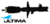 ULTIMA FRONT LEFT GAS SHOCK ABSORBER TO SUIT TOYOTA CAMRY ACV36R 2AZ-FE 2.4L I4
