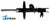 FRONT RIGHT GAS SHOCK ABSORBER TO SUIT NISSAN ELGRAND E52 QR25DE 2.5 I4 EXCL TBAE52 CHASSIS 07/13 ON