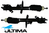 2 X ULTIMA FRONT GAS SHOCK ABSORBER TO SUIT NISSAN X-TRAIL T31 MR20DE QR25DE M9R 2.0 2.5 I4 TO 02/12