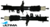 PAIR OF ULTIMA FRONT GAS SHOCK ABSORBERS TO SUIT NISSAN TERRANO R50 ZD30DDTI 3.0L I4 TILL 10/2001