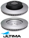 ULTIMA FRONT VENTED DISC BRAKE ROTORS TO SUIT LAND ROVER DISCOVERY L462 306DT 306PS 3.0L V6 OD 360MM