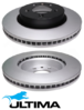 ULTIMA FRONT VENTED DISC BRAKE ROTOR SET TO SUIT LAND ROVER 1V 276DT TUBRO DIESEL 2.7L 4.0L V6