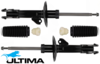PAIR OF ULTIMA FRONT GAS SHOCK ABSORBERS TO SUIT TOYOTA YARIS ZSP90R NCP90R 2NZ-FE 2ZR-FE 1.3 1.8 I4