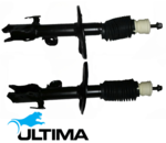 PAIR OF ULTIMA FRONT GAS SHOCK ABSORBERS FOR TOYOTA RAV4 GSA33R 2GR-FE 3.5L V6