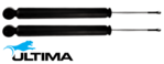 PAIR OF ULTIMA REAR GAS SHOCK ABSORBERS TO SUIT HONDA CIVIC FB LEA2 R18Z1 R20A5 1.5L 1.8L 2.0L I4