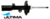 ULTIMA FRONT RIGHT GAS SHOCK ABSORBER FOR TOYOTA COROLLA ZZE123R 2ZZ-GE 1.8L I4 SUITS SPORTIVO MODEL