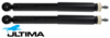 PAIR OF ULTIMA REAR GAS SHOCK ABSORBERS TO SUIT TOYOTA PRIUS ZVW50R 2ZR-FXE 1.8L I4