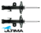 PAIR OF ULTIMA FRONT GAS SHOCK ABSORBERS TO SUIT TOYOTA COROLLA ZRE182R 2ZR-FE 1.8L I4