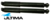 2 X ULTIMA REAR STD REPLACEMENT GAS SHOCK ABSORBER FOR MAZDA6 GG GY L3 LF-DE L3-VDT RF 2.0L 2.3L I4